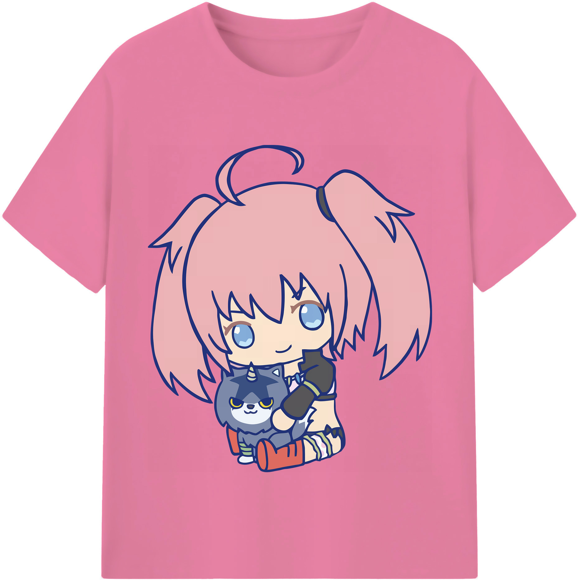 （画像用） 転スラ Regarding Reincarnated to Slime 綿100％半袖Tシャツ（フロントプリント）